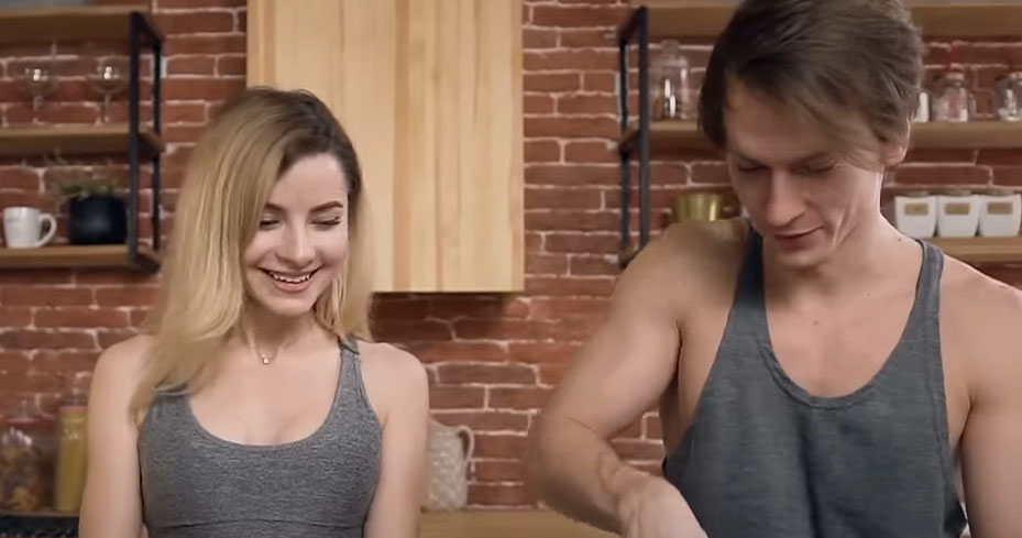 happy couple preparing a meal after taking drug detox